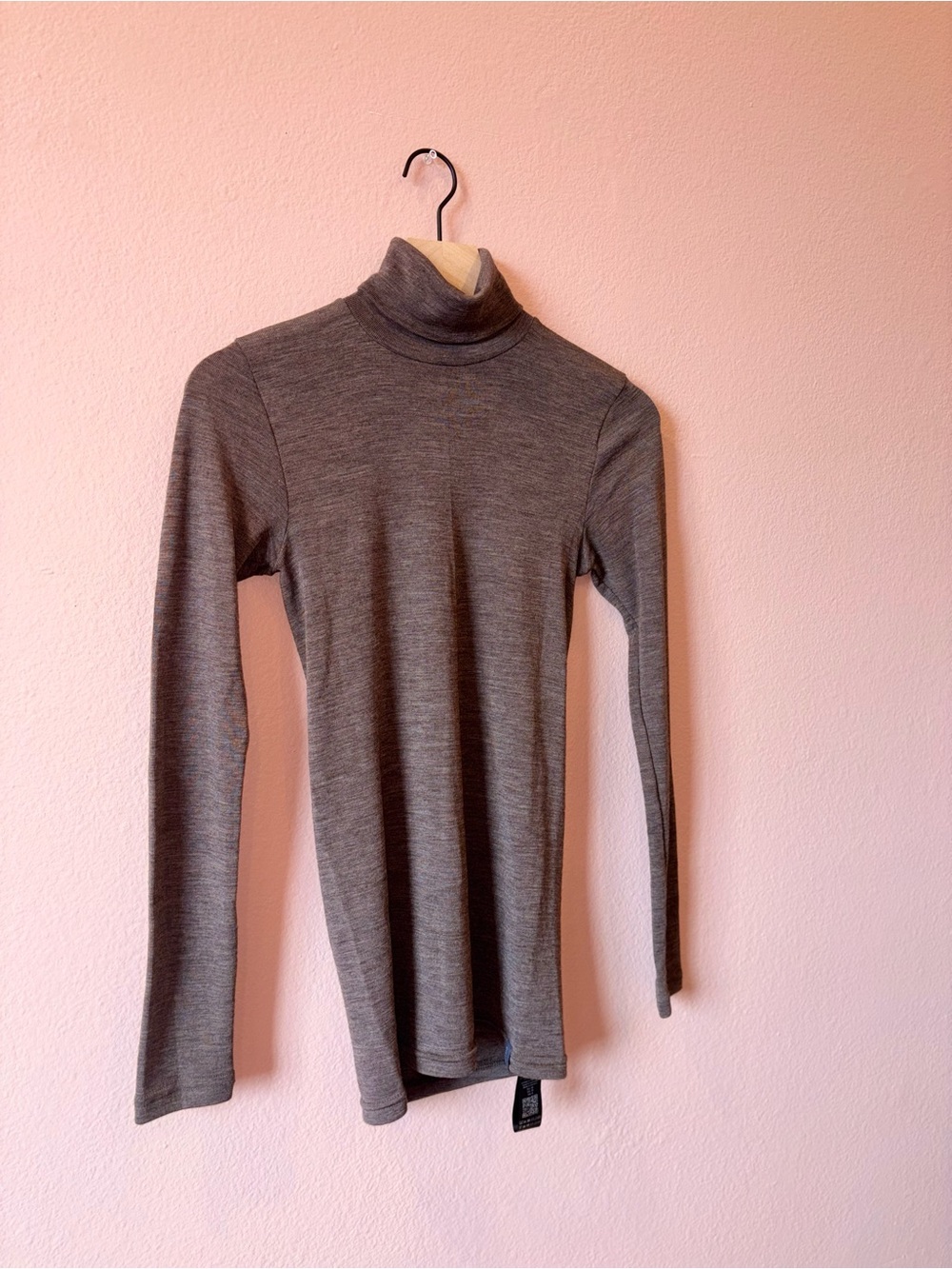 Dilling 100% Wool Turtleneck Baselayer Size 6 - Picture 3 of 7